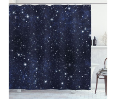 Vivid Celestial Sky View Shower Curtain