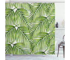 Exotic Setting Branches Shower Curtain