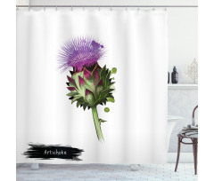 Blooming Botanic Food Shower Curtain
