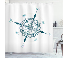 Floral Design Drawing Shower Curtain
