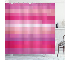 Abstract Vibrant Shower Curtain