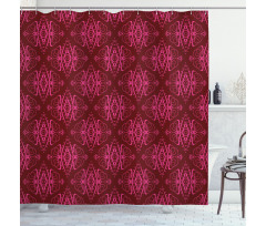 Traditional Damask Shower Curtain