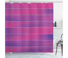 Stripes Soft Colors Shower Curtain