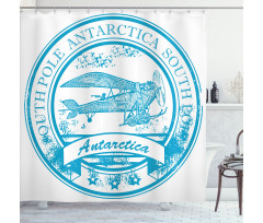 South Antarctica Shower Curtain