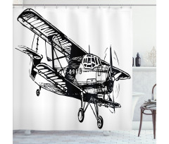 Sketch Art Shower Curtain