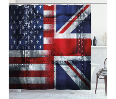 Alliance UK and USA Shower Curtain