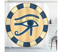 Egyptian Shape Shower Curtain