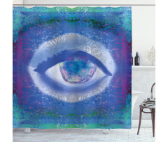 Mystical Sign Mandala Shower Curtain