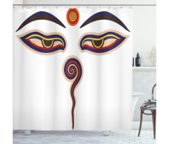 Culture Heritage Mystic Design Shower Curtain
