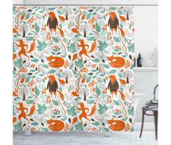 Funny Garden Shower Curtain