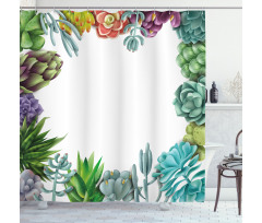 Garden Tropical Nature Shower Curtain