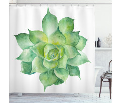 Botanical Gardening Theme Shower Curtain