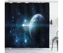 Mysterious Outer Space Shower Curtain