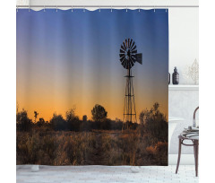 Sunset Rural Outdoors Shower Curtain
