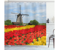 Northern Europe Garden Shower Curtain