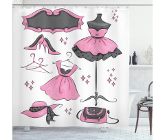 Cartoon Style Shower Curtain