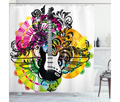 Floral Vibrant Shower Curtain