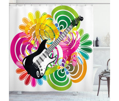 Hawaiian Colorful Shower Curtain