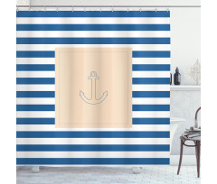 Maritime Anchor Shower Curtain