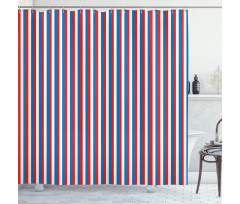 Patriotic Colors Shower Curtain