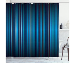 Vibrant Blue Shower Curtain
