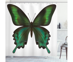 Exotic Green Shower Curtain