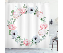 Delicate Leaves Shower Curtain