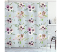 Shabby Bridal Shower Curtain