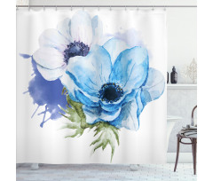 Rustic Blossoms Shower Curtain