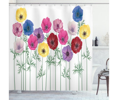Blooming Summer Shower Curtain