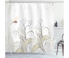 Nature Branches Lake Shower Curtain