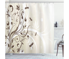 Seasonal Flourish Shower Curtain