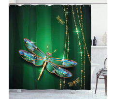 Vivid Gemstone Shower Curtain