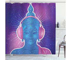 Modern Music Shower Curtain