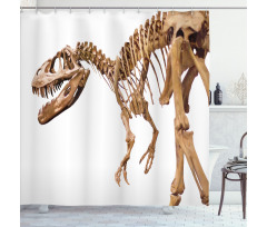 Archeology Theme T-Rex Shower Curtain