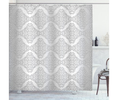 Vintage Damask Swirls Shower Curtain
