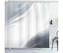 Abstract Ombre Lines Shower Curtain