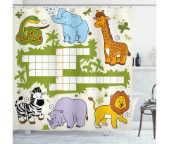 Wild Safari Shower Curtain