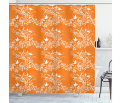 Blossoming Spring Shower Curtain