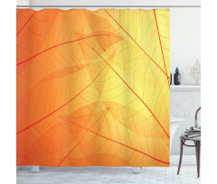 Autumn Nature Dry Leaves Shower Curtain