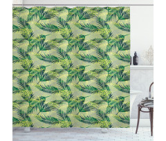 Rainforest Foliage Shower Curtain