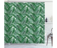 Watercolor Jungle Shower Curtain