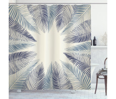 Leaf Grunge Shower Curtain