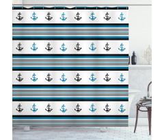 Anchor Hipster Shower Curtain