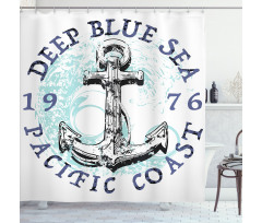 Pacific Coast Emblem Shower Curtain