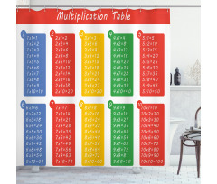 Colorful Classroom Shower Curtain