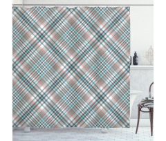 Traditional Plaid Shower Curtain