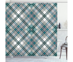 Modern Country Look Shower Curtain