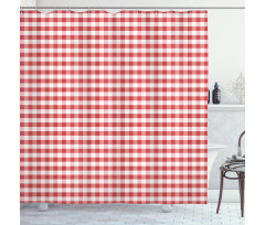 Traditional Gingham Shower Curtain