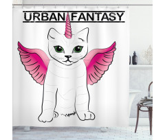 Urban Fantasy Art Shower Curtain